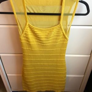 Yellow Bodycon dress